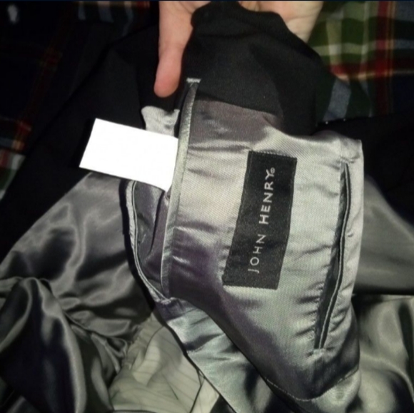 Vintage John Henry black suit/Blazer black - Picture 3 of 7